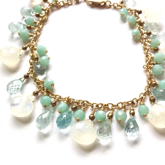 Jewelry - Blue & Green Gemstone 14k Gold Filled